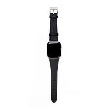 Load image into Gallery viewer, Bisu Bisu Apple Watchband - Black Saffiano Leather - (Watchbands)
