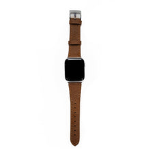 Load image into Gallery viewer, Bisu Bisu Apple Watchband - Brown Saffiano Leather - (Watchbands)