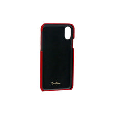 Load image into Gallery viewer, Bisu Bisu Phone Case - Red Saffiano Leather  - (iPhone Cases)