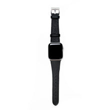 Load image into Gallery viewer, Bisu Bisu Apple Watchband - Black Saffiano Leather - (Watchbands)

