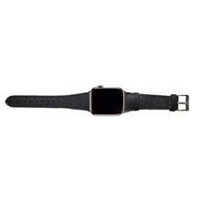 Load image into Gallery viewer, Bisu Bisu Apple Watchband - Black Saffiano Leather - (Watchbands)
